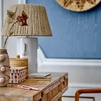 Bloomingville Stoneware Rama Table Lamp White